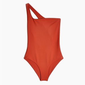 Jade Swim® Evolve Single-Shoulder One-Piece
Swimsuit